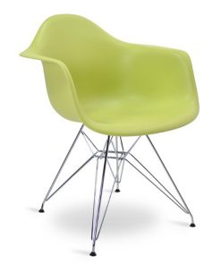 Eames Sandalye Yağ Yeşili DAR