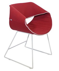 Free Kollu Soft Metal Ayaklı Sandalye